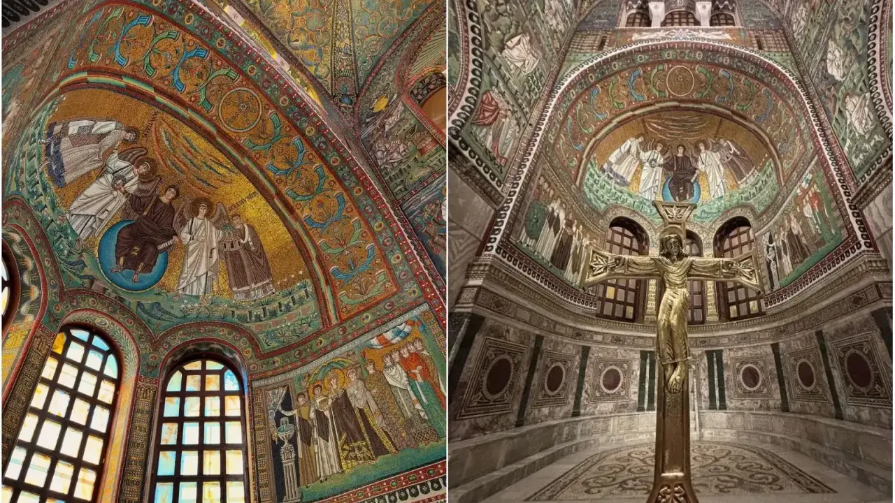 Mosaici bizantini mozzafiato e un crocifisso dorato: imperdibili cose da fare a Ravenna per un viaggio nella storia.